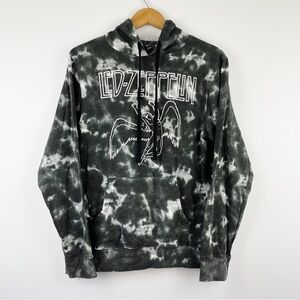 Led Zeppelin Black and White Tie Dye 
Hoodie